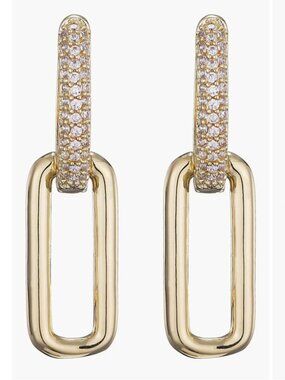 Adornia Crystal Single Drop Earrings